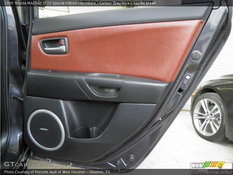Carbon Gray Mica / Saddle Brown 2005 Mazda MAZDA3 SP23 Special Edition Hatchback