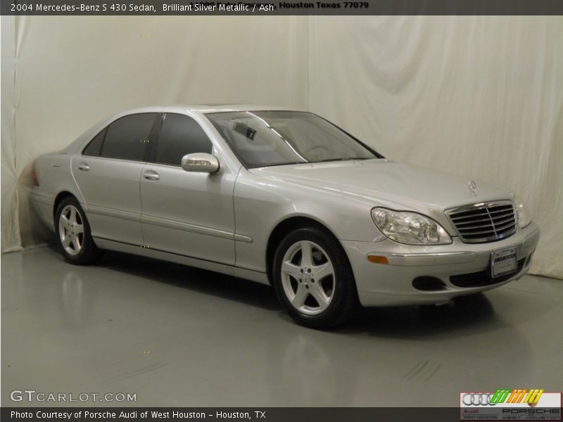 Brilliant Silver Metallic / Ash 2004 Mercedes-Benz S 430 Sedan