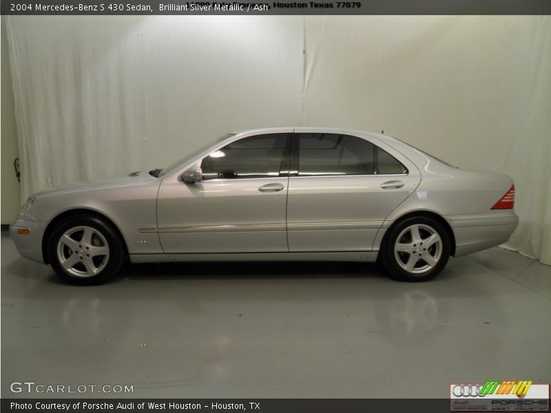 Brilliant Silver Metallic / Ash 2004 Mercedes-Benz S 430 Sedan