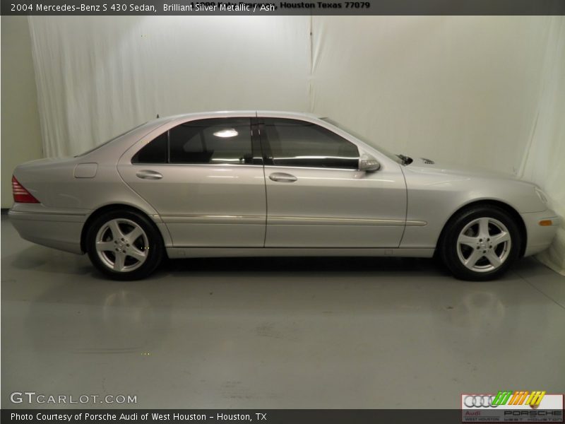Brilliant Silver Metallic / Ash 2004 Mercedes-Benz S 430 Sedan