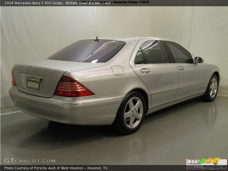 Brilliant Silver Metallic / Ash 2004 Mercedes-Benz S 430 Sedan