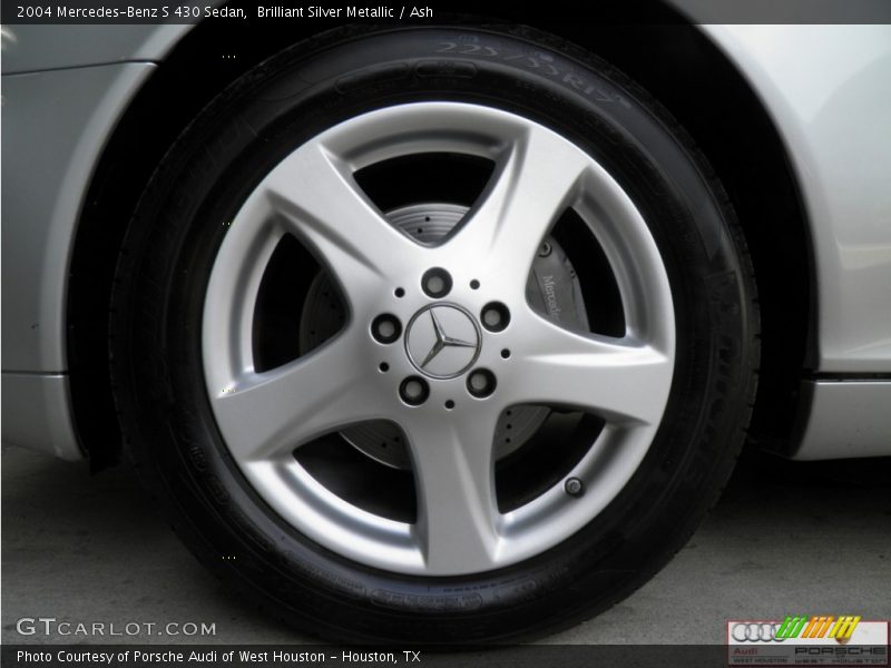 Brilliant Silver Metallic / Ash 2004 Mercedes-Benz S 430 Sedan