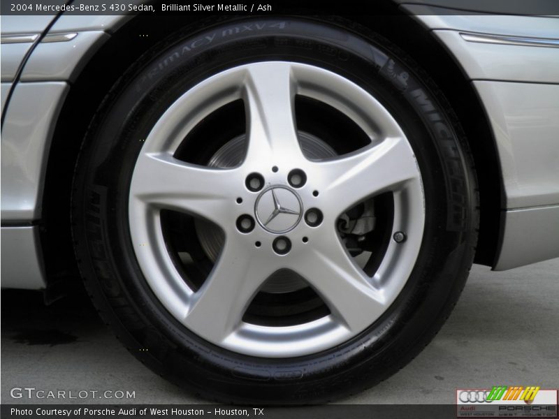 Brilliant Silver Metallic / Ash 2004 Mercedes-Benz S 430 Sedan