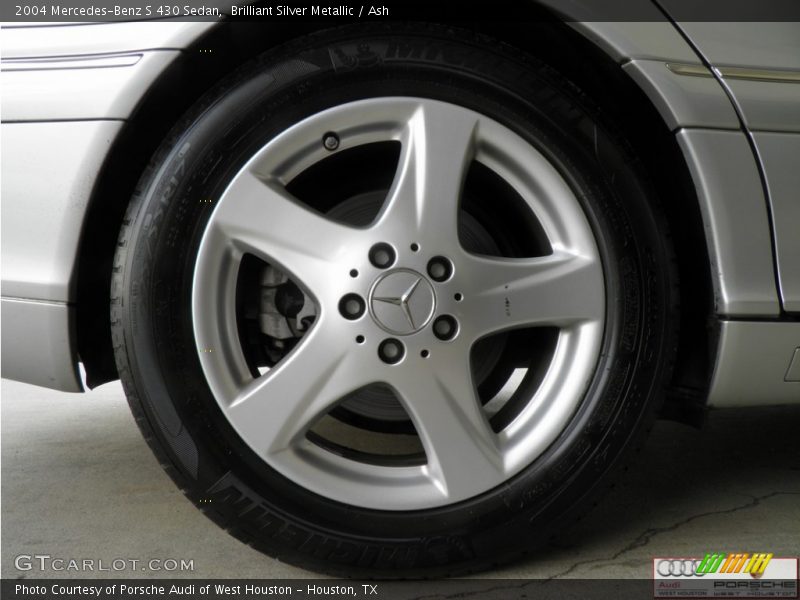 Brilliant Silver Metallic / Ash 2004 Mercedes-Benz S 430 Sedan