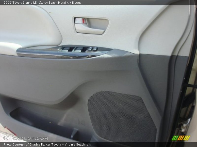 Sandy Beach Metallic / Bisque 2011 Toyota Sienna LE