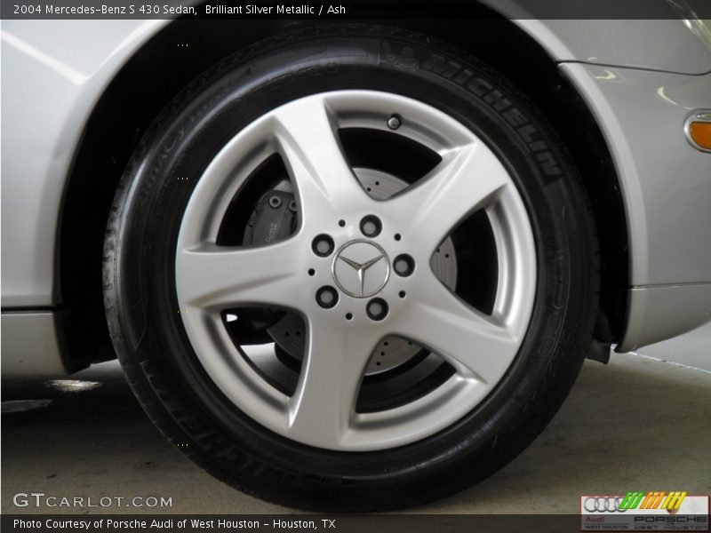 Brilliant Silver Metallic / Ash 2004 Mercedes-Benz S 430 Sedan
