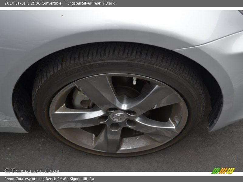 Tungsten Silver Pearl / Black 2010 Lexus IS 250C Convertible