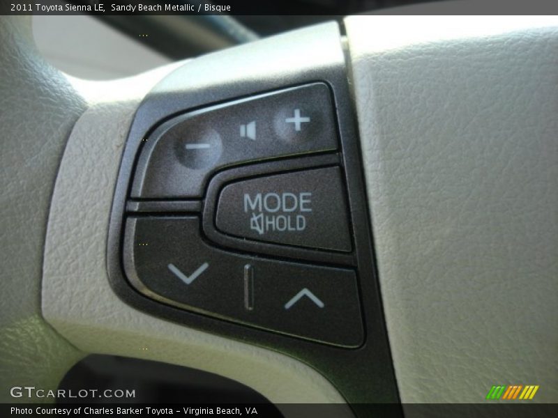 Sandy Beach Metallic / Bisque 2011 Toyota Sienna LE