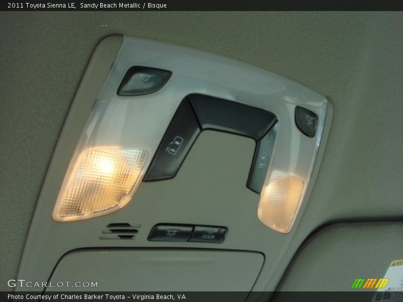 Sandy Beach Metallic / Bisque 2011 Toyota Sienna LE