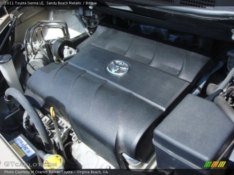 Sandy Beach Metallic / Bisque 2011 Toyota Sienna LE