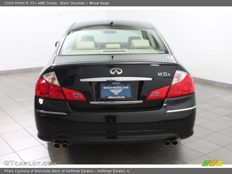 Black Obsidian / Wheat Beige 2009 Infiniti M 35x AWD Sedan