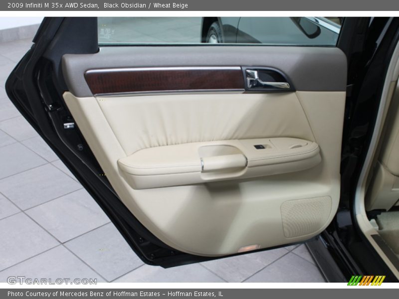 Black Obsidian / Wheat Beige 2009 Infiniti M 35x AWD Sedan