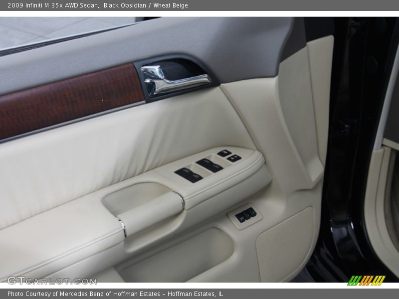 Black Obsidian / Wheat Beige 2009 Infiniti M 35x AWD Sedan