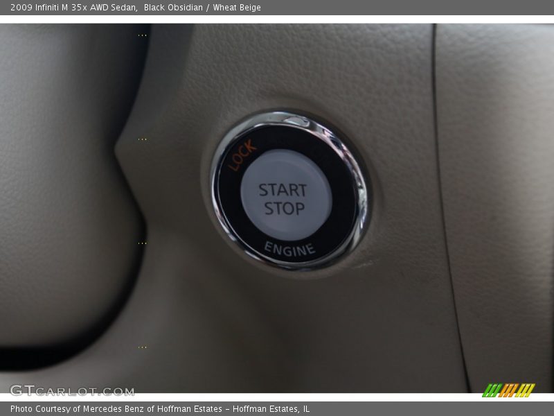 Black Obsidian / Wheat Beige 2009 Infiniti M 35x AWD Sedan