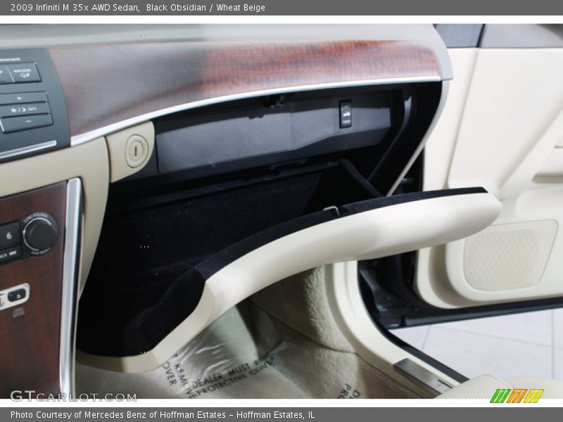 Black Obsidian / Wheat Beige 2009 Infiniti M 35x AWD Sedan