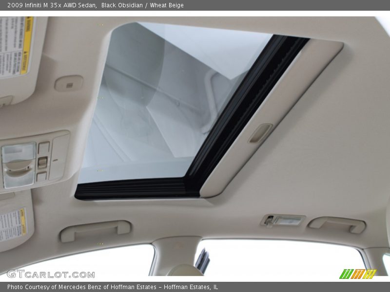 Black Obsidian / Wheat Beige 2009 Infiniti M 35x AWD Sedan