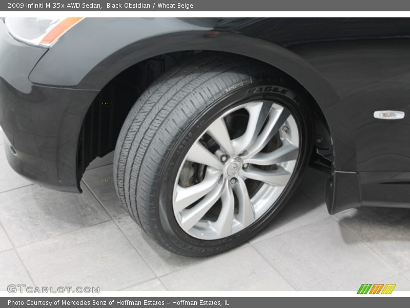 Black Obsidian / Wheat Beige 2009 Infiniti M 35x AWD Sedan