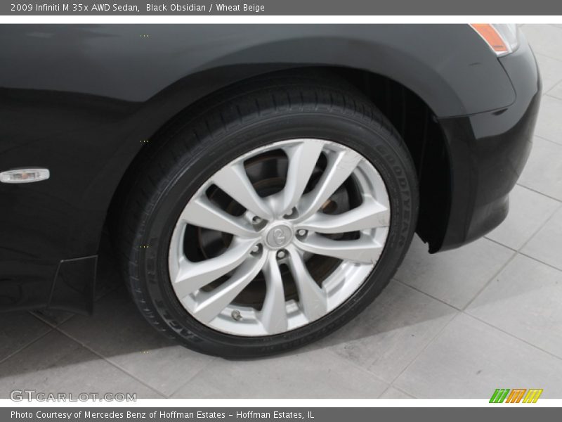 Black Obsidian / Wheat Beige 2009 Infiniti M 35x AWD Sedan