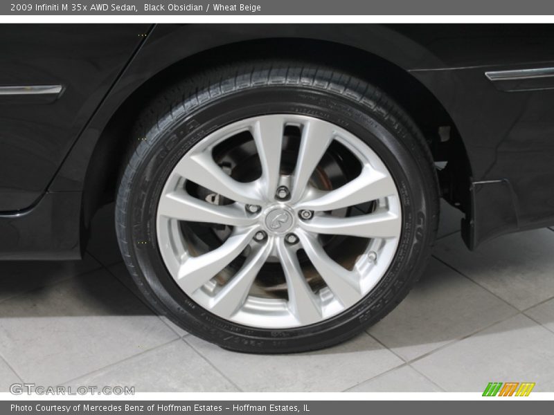 Black Obsidian / Wheat Beige 2009 Infiniti M 35x AWD Sedan