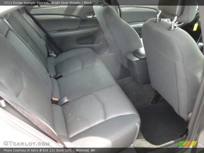 Bright Silver Metallic / Black 2011 Dodge Avenger Express