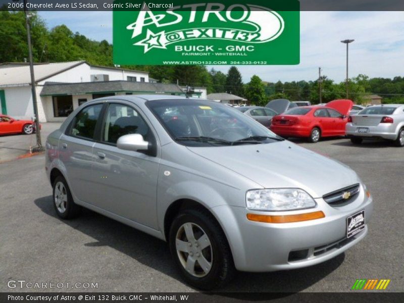 Cosmic Silver / Charcoal 2006 Chevrolet Aveo LS Sedan