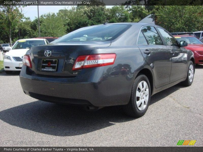 Magnetic Gray Metallic / Ash Gray 2010 Toyota Camry LE