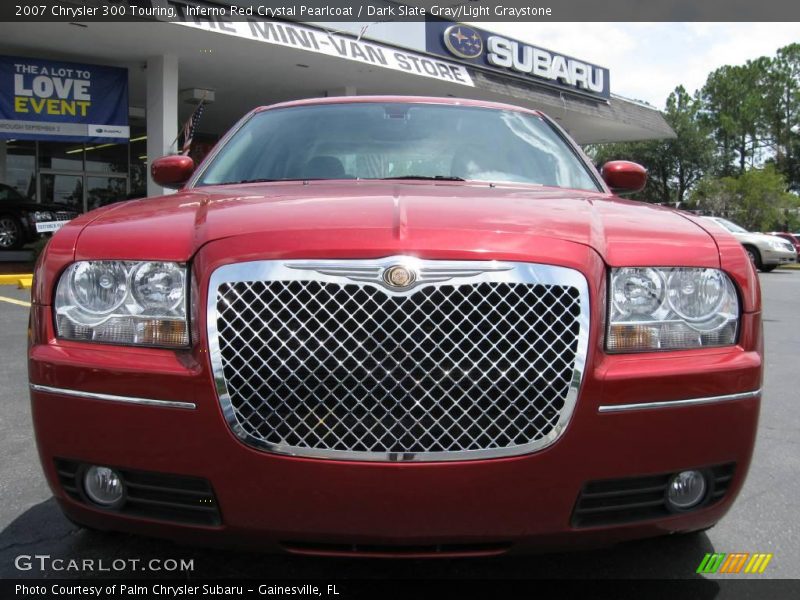 Inferno Red Crystal Pearlcoat / Dark Slate Gray/Light Graystone 2007 Chrysler 300 Touring