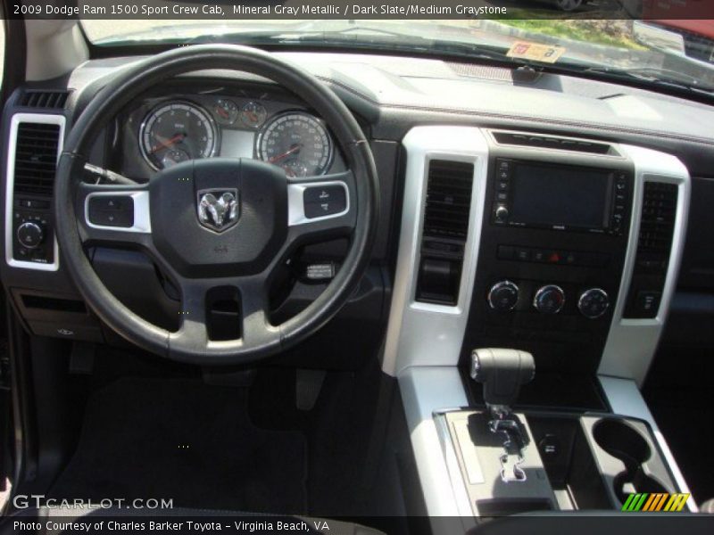 Mineral Gray Metallic / Dark Slate/Medium Graystone 2009 Dodge Ram 1500 Sport Crew Cab