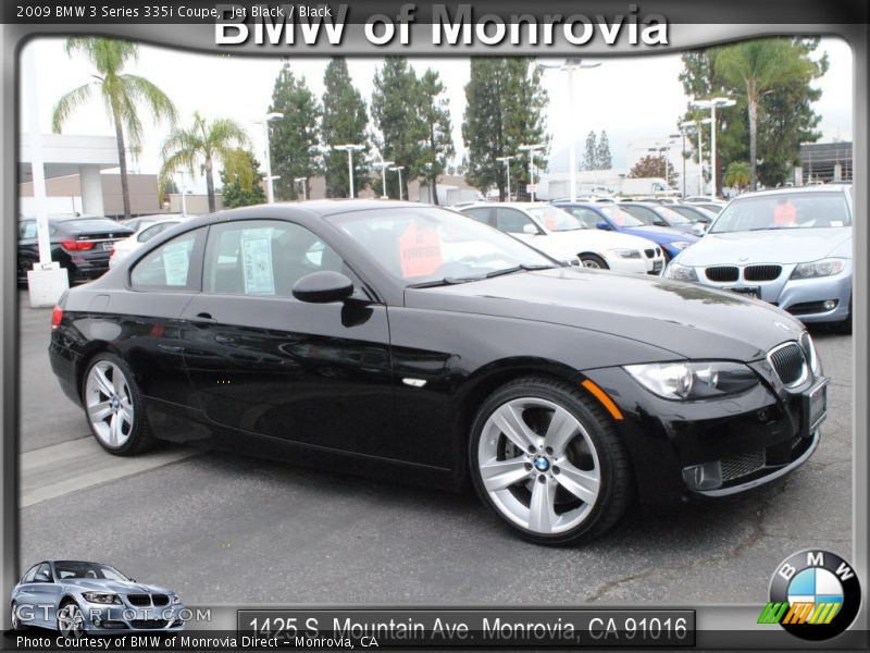 Jet Black / Black 2009 BMW 3 Series 335i Coupe