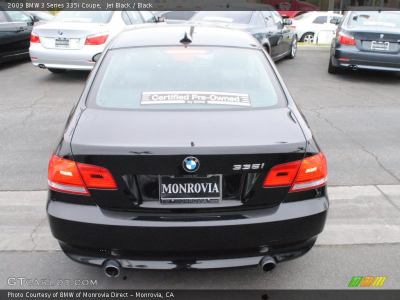 Jet Black / Black 2009 BMW 3 Series 335i Coupe