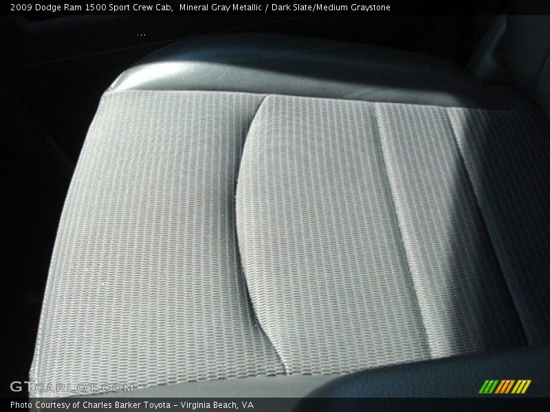 Mineral Gray Metallic / Dark Slate/Medium Graystone 2009 Dodge Ram 1500 Sport Crew Cab