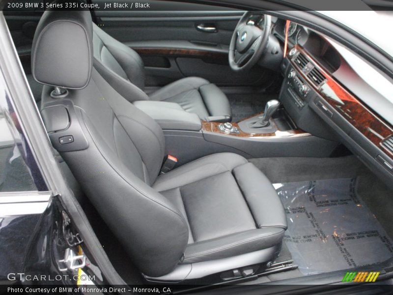  2009 3 Series 335i Coupe Black Interior