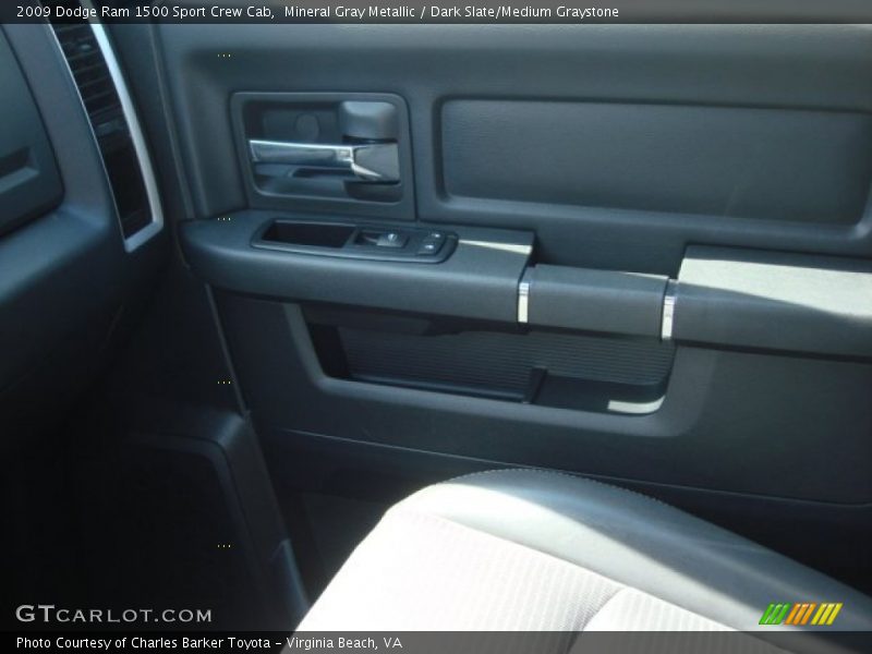 Mineral Gray Metallic / Dark Slate/Medium Graystone 2009 Dodge Ram 1500 Sport Crew Cab