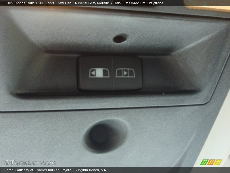 Mineral Gray Metallic / Dark Slate/Medium Graystone 2009 Dodge Ram 1500 Sport Crew Cab