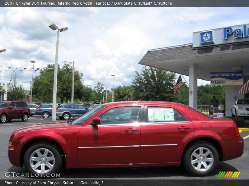 Inferno Red Crystal Pearlcoat / Dark Slate Gray/Light Graystone 2007 Chrysler 300 Touring