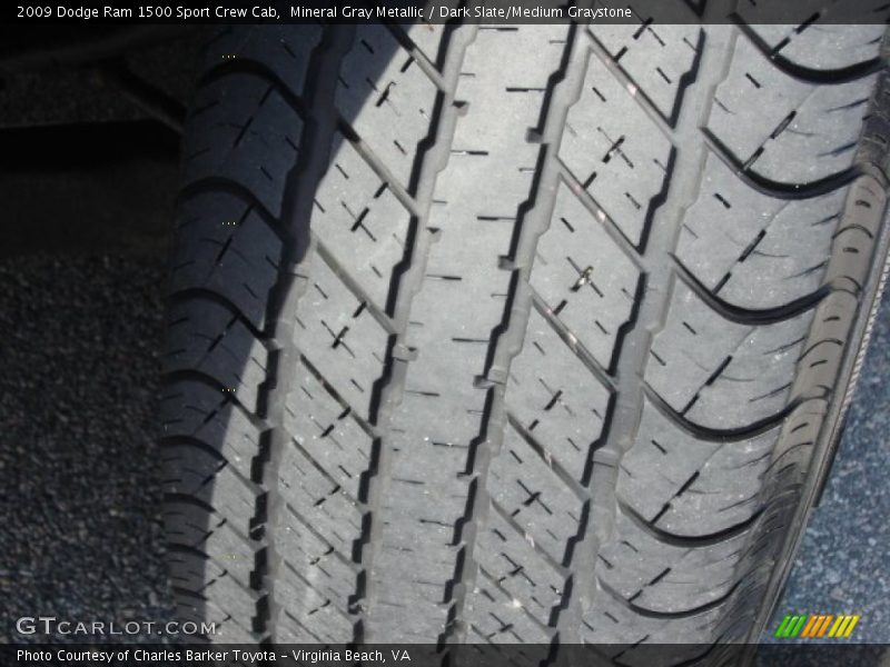 Mineral Gray Metallic / Dark Slate/Medium Graystone 2009 Dodge Ram 1500 Sport Crew Cab