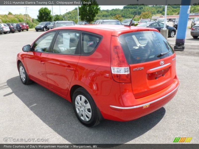 Chilipepper Red / Beige 2011 Hyundai Elantra Touring GLS