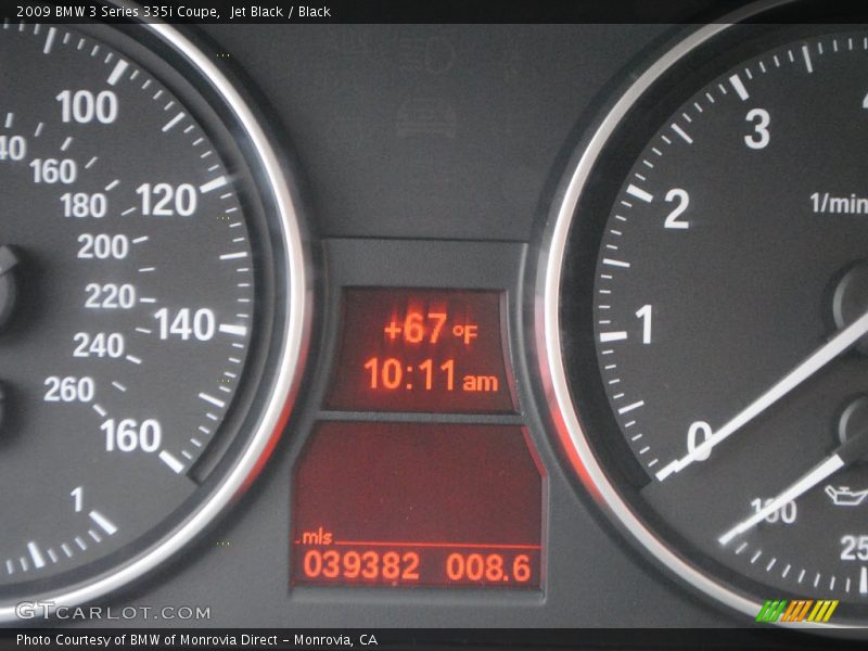Jet Black / Black 2009 BMW 3 Series 335i Coupe
