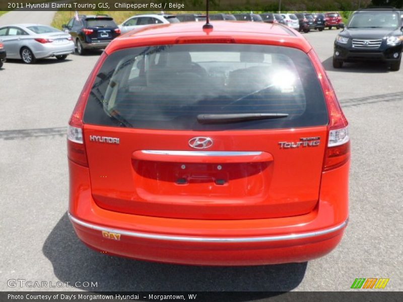 Chilipepper Red / Beige 2011 Hyundai Elantra Touring GLS