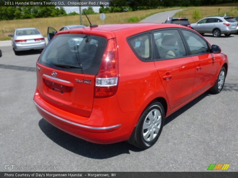 Chilipepper Red / Beige 2011 Hyundai Elantra Touring GLS