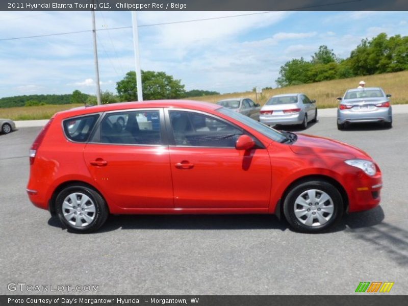 Chilipepper Red / Beige 2011 Hyundai Elantra Touring GLS