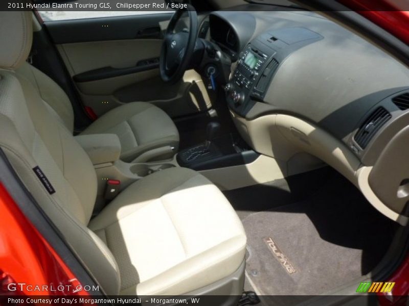 Chilipepper Red / Beige 2011 Hyundai Elantra Touring GLS