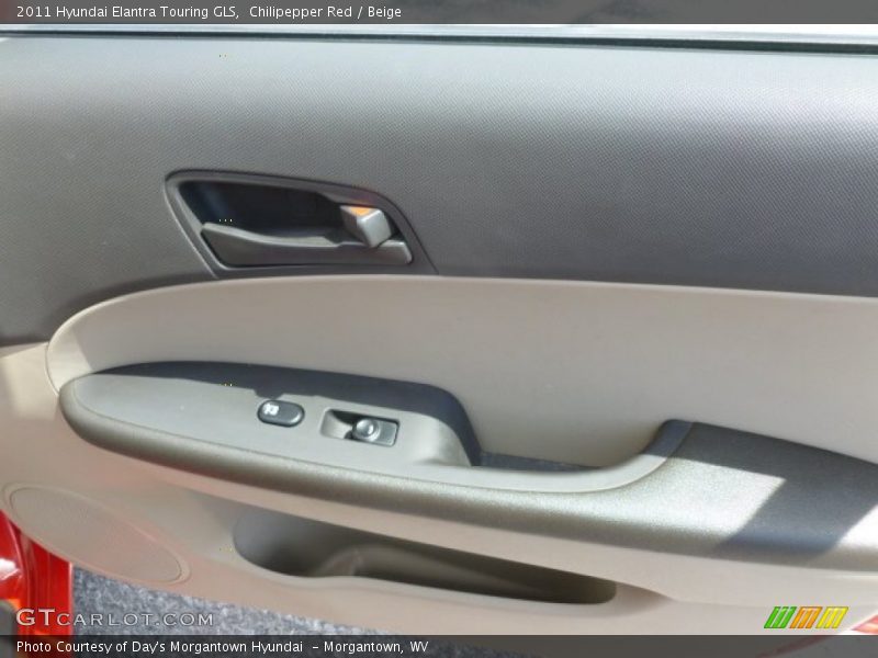 Chilipepper Red / Beige 2011 Hyundai Elantra Touring GLS