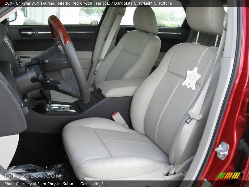 Inferno Red Crystal Pearlcoat / Dark Slate Gray/Light Graystone 2007 Chrysler 300 Touring