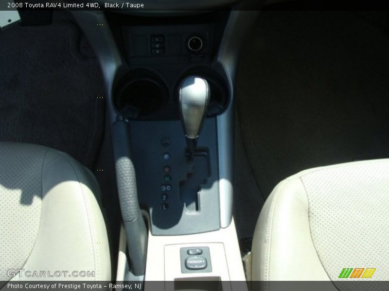 Black / Taupe 2008 Toyota RAV4 Limited 4WD
