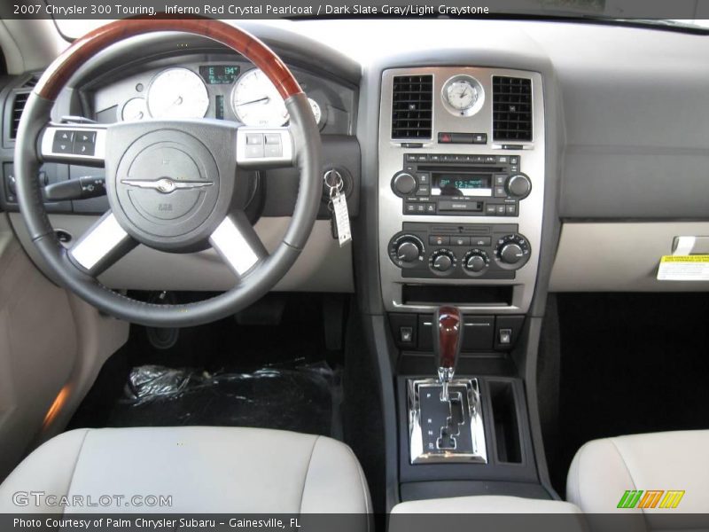 Inferno Red Crystal Pearlcoat / Dark Slate Gray/Light Graystone 2007 Chrysler 300 Touring