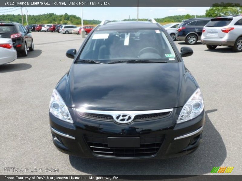 Black Noir Pearl / Black 2012 Hyundai Elantra GLS Touring