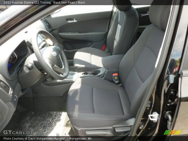 Black Noir Pearl / Black 2012 Hyundai Elantra GLS Touring