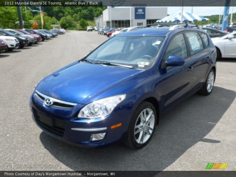 Atlantic Blue / Black 2012 Hyundai Elantra SE Touring