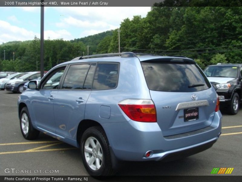 Wave Line Pearl / Ash Gray 2008 Toyota Highlander 4WD